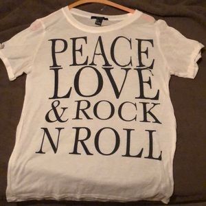 Peace, Love, & Rock N Roll T-shirt